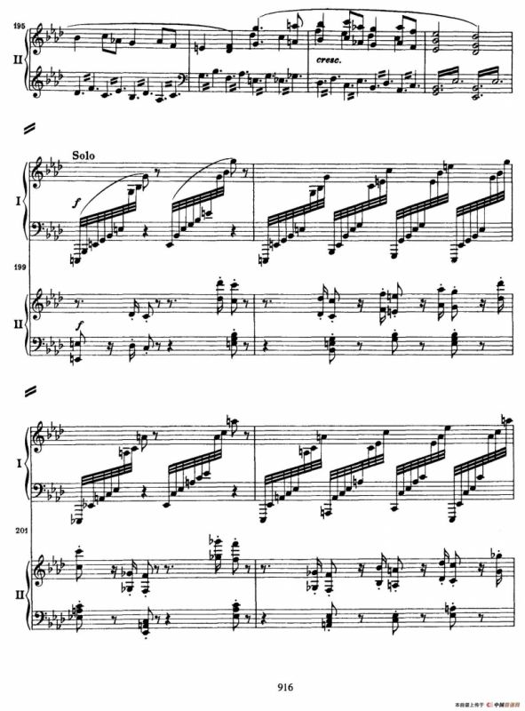 降B大调第二钢琴协奏曲 （P11——20）