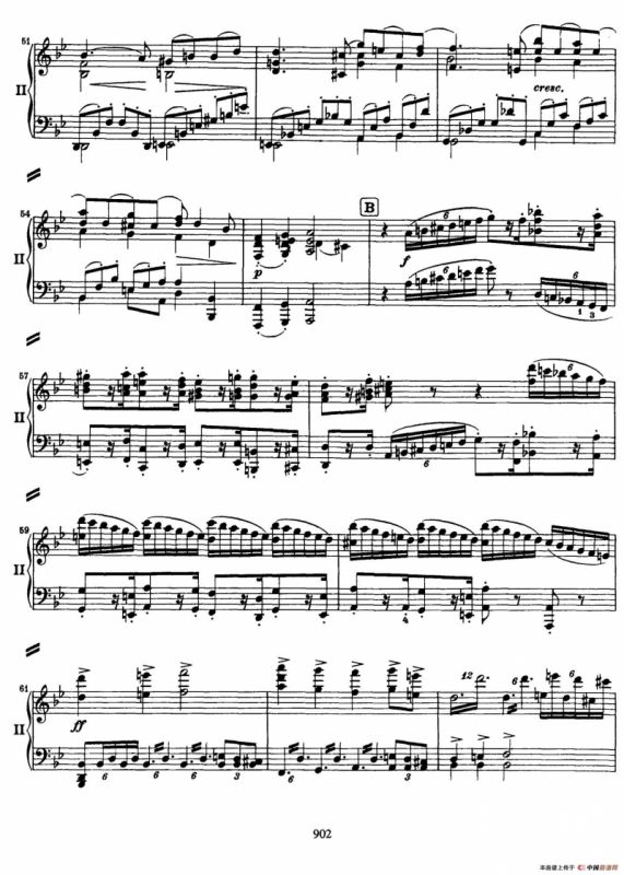 降B大调第二钢琴协奏曲 （P1——10）