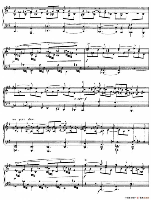 13 Nocturnes, Nocturne No. 12 in E minor （Op.107）