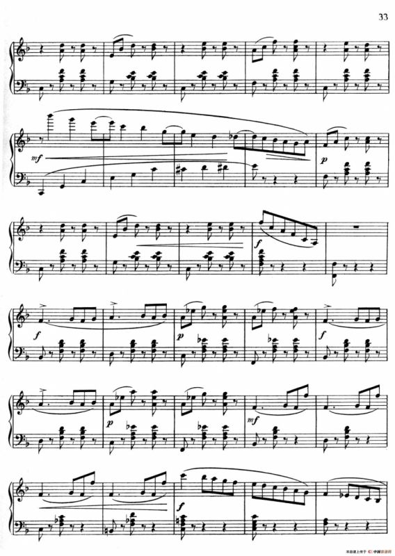 F大调第四圆舞曲 Valse No.4 （Op.90）