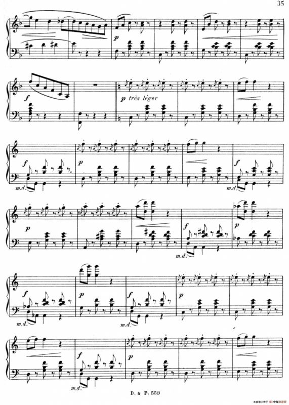 F大调第四圆舞曲 Valse No.4 （Op.90）