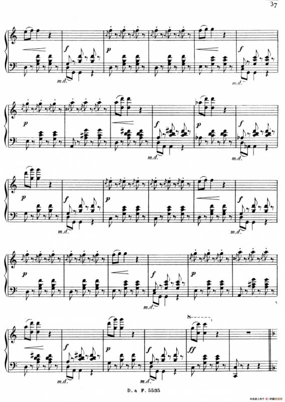 F大调第四圆舞曲 Valse No.4 （Op.90）