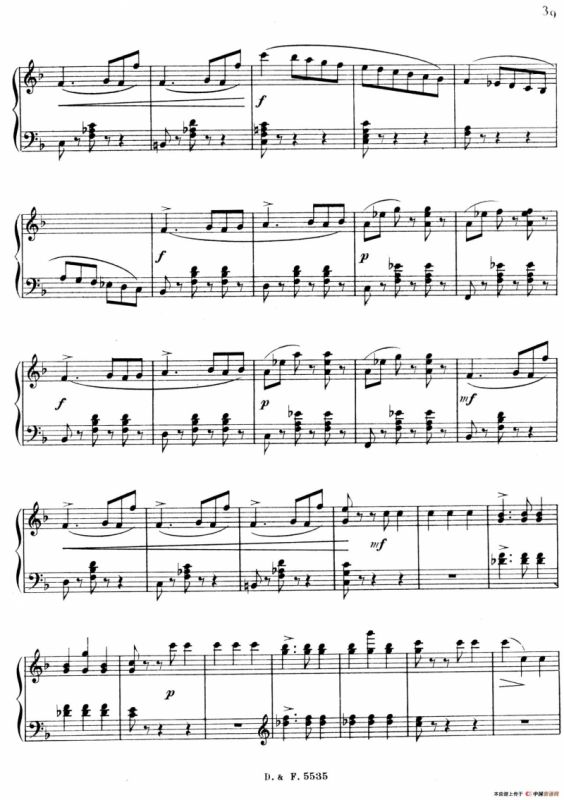 F大调第四圆舞曲 Valse No.4 （Op.90）