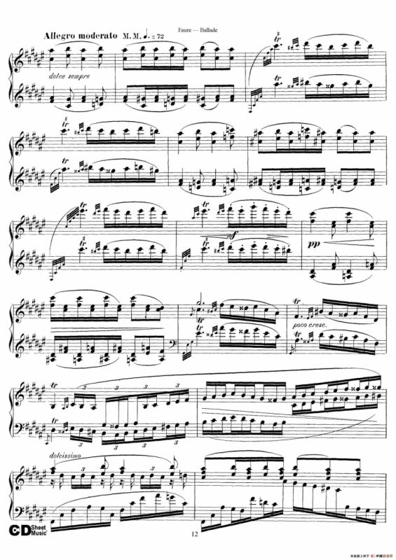 Ballade Op.19（叙事曲）