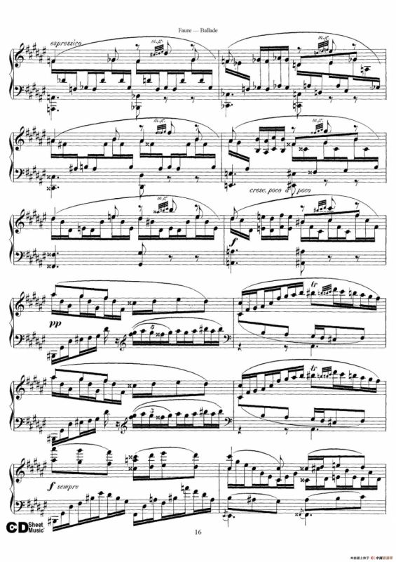 Ballade Op.19（叙事曲）