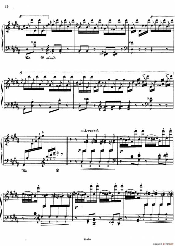 Paganini Etudes No.3 in G# （6首帕格尼尼大练习曲之Ⅲ）