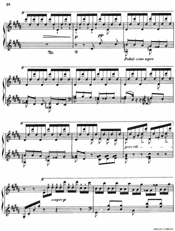 Paganini Etudes No.3 in G# （6首帕格尼尼大练习曲之Ⅲ）