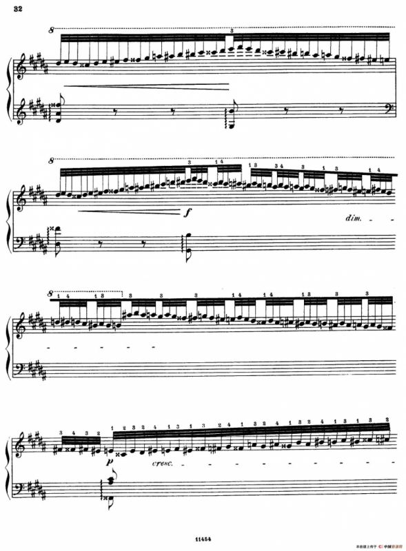 Paganini Etudes No.3 in G# （6首帕格尼尼大练习曲之Ⅲ）