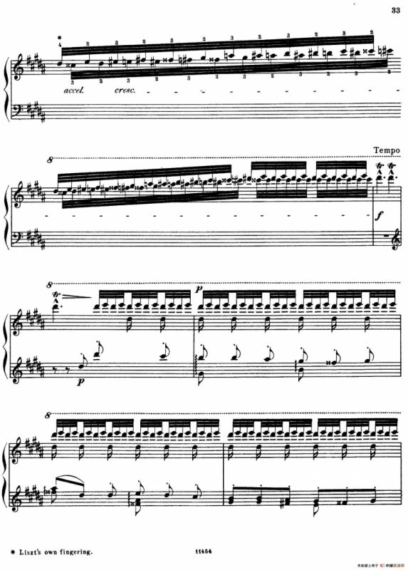 Paganini Etudes No.3 in G# （6首帕格尼尼大练习曲之Ⅲ）