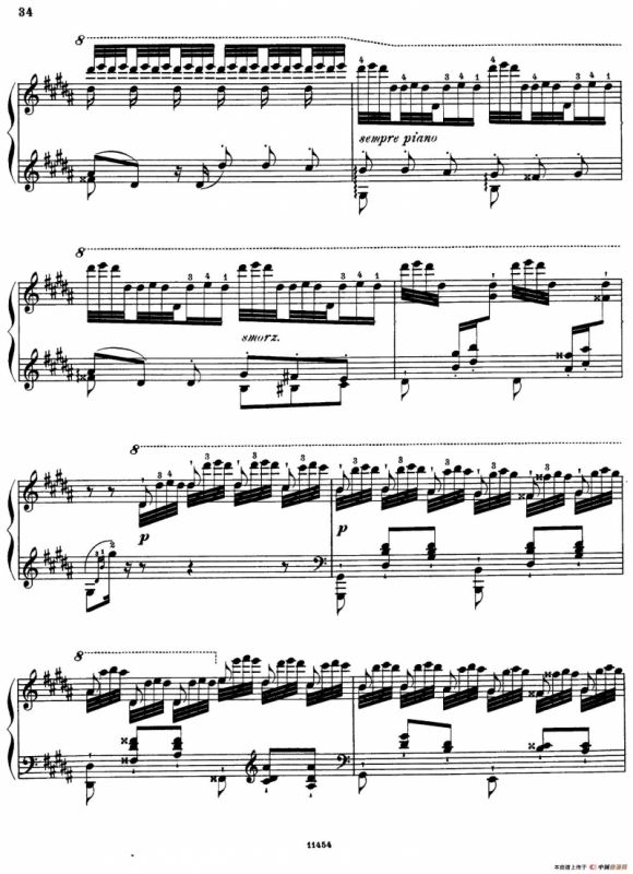 Paganini Etudes No.3 in G# （6首帕格尼尼大练习曲之Ⅲ）