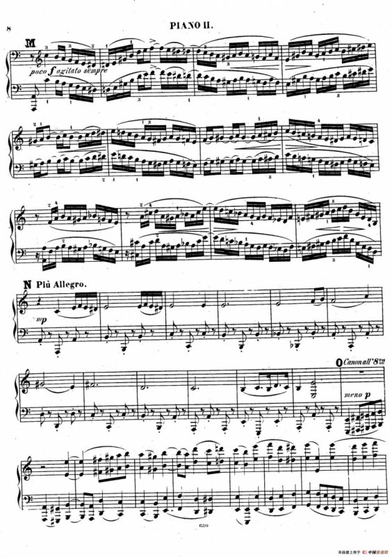 Chaconne for 2 Pianos Op.150（双钢琴第二钢琴）