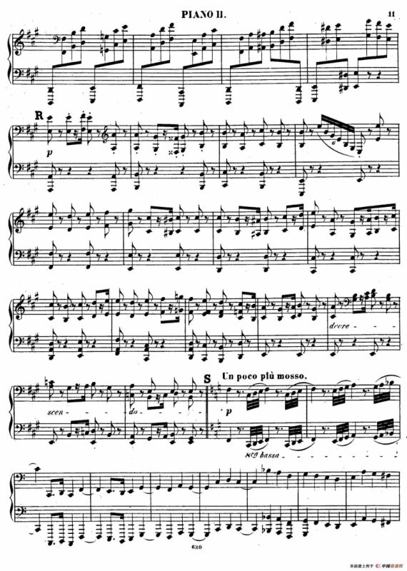 Chaconne for 2 Pianos Op.150（双钢琴第二钢琴）