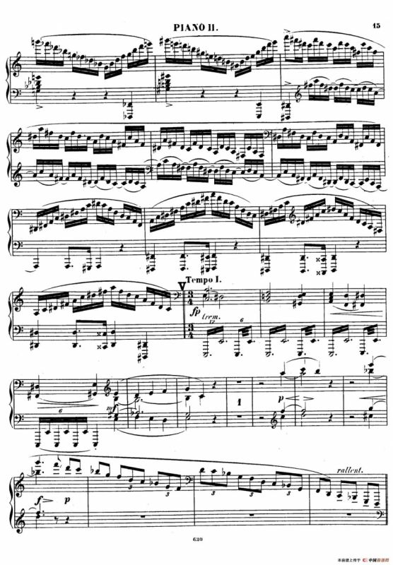 Chaconne for 2 Pianos Op.150（双钢琴第二钢琴）