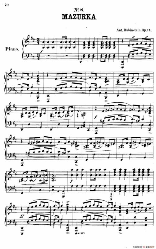 舞会 Le Bal Op.14（No.8）