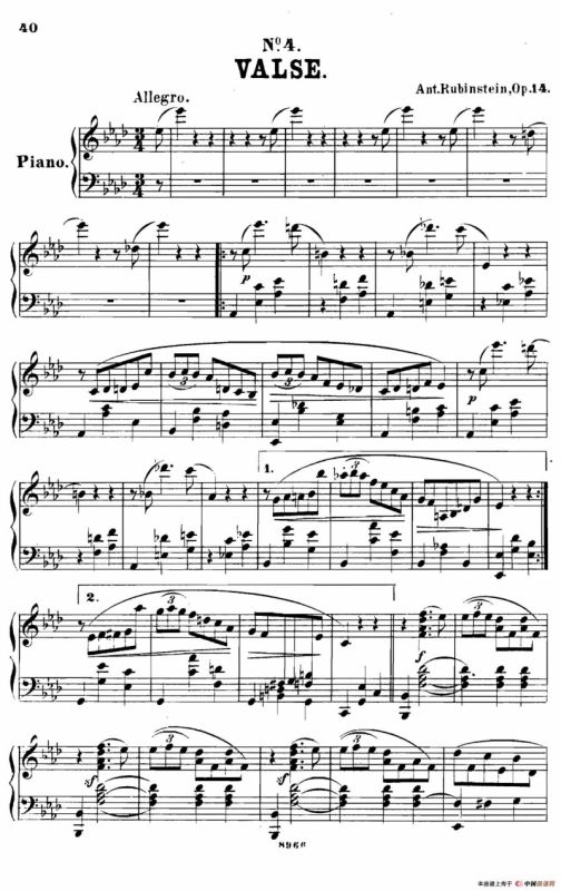 舞会 Le Bal Op.14（No.4）