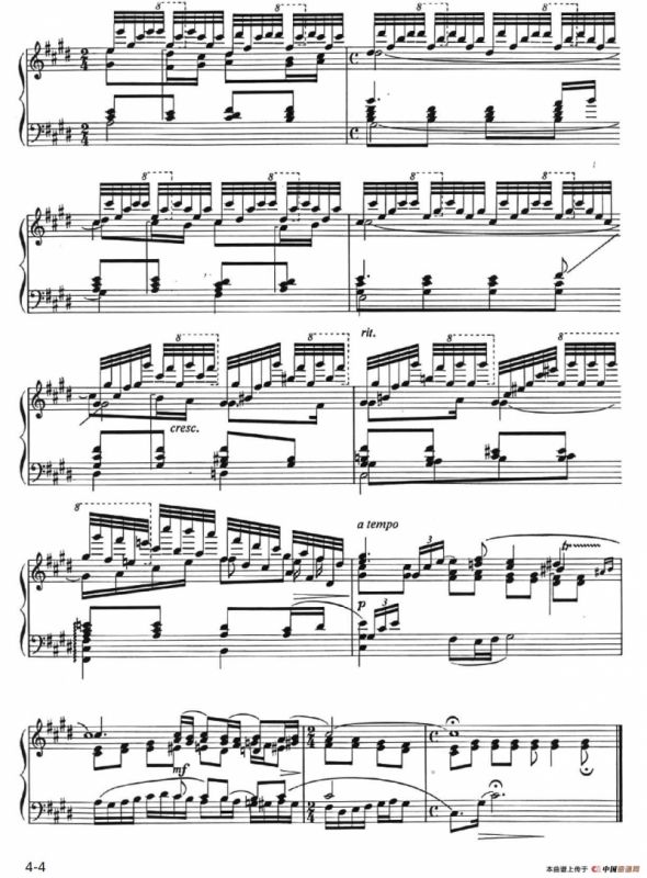 练声曲 Vocalise Op.34-14