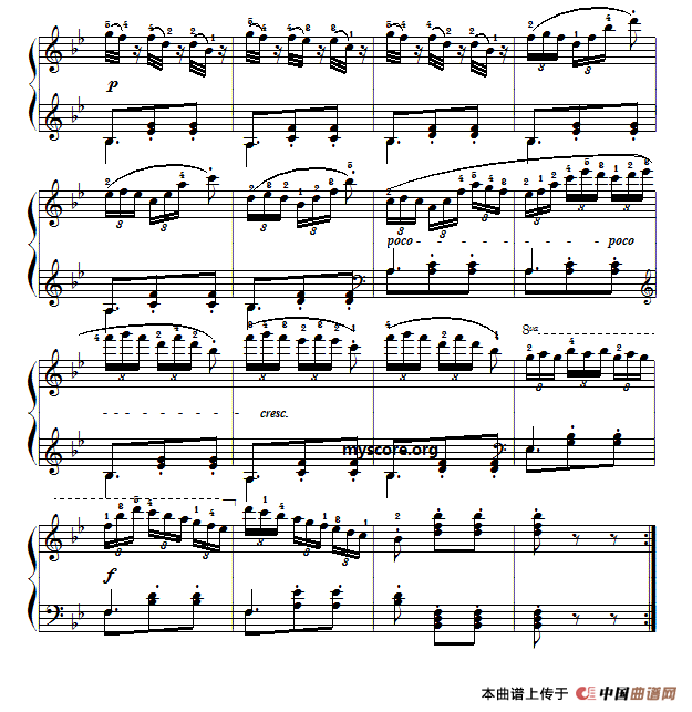 车尔尼（Czerny）849第19首曲谱及练习指导