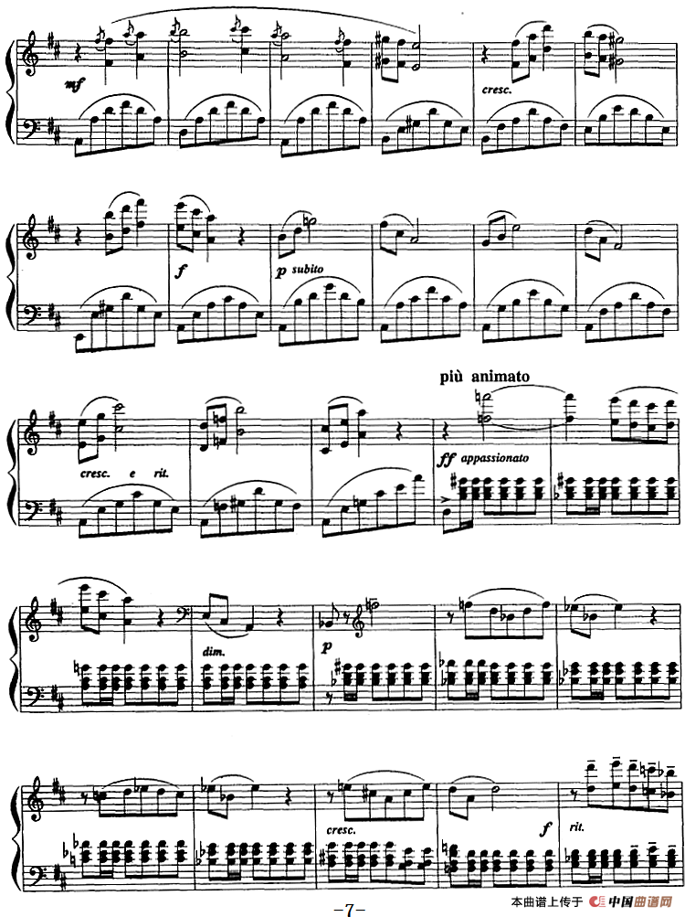 现代钢琴曲：30、安达鲁扎小夜曲