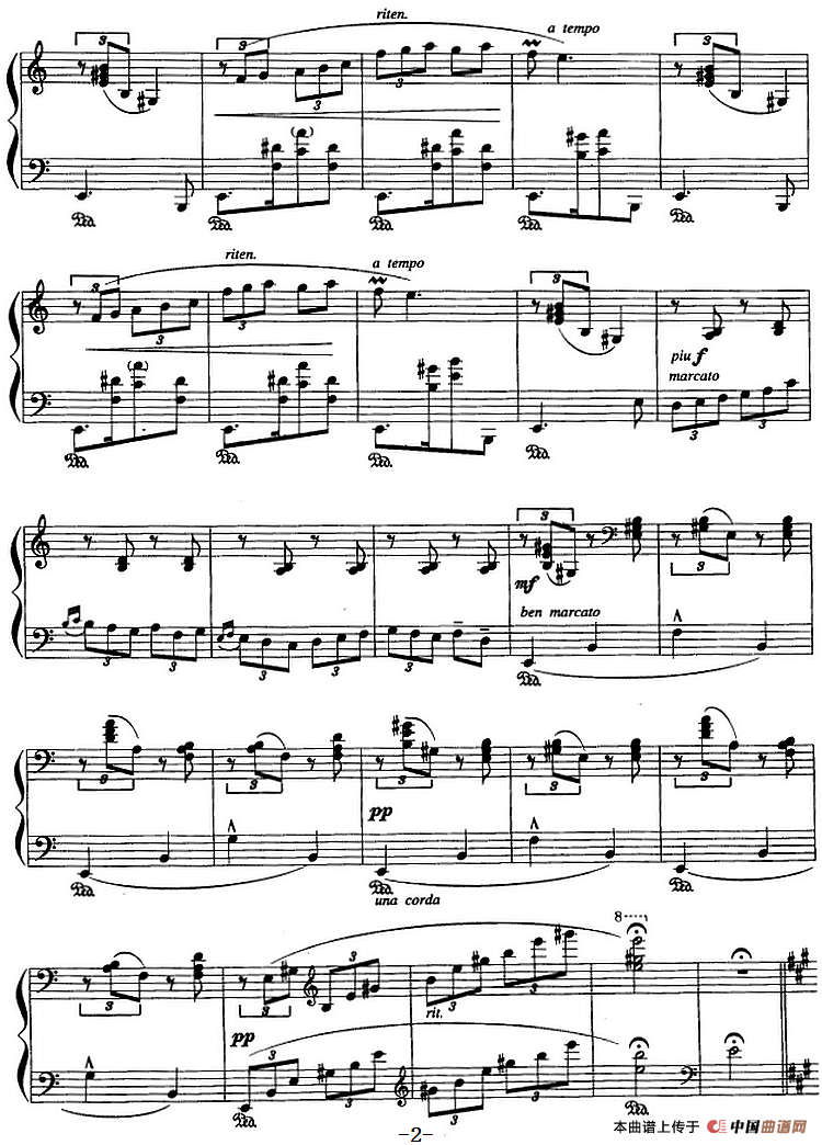 现代钢琴曲：27、探戈舞曲（Op.164，No.2）