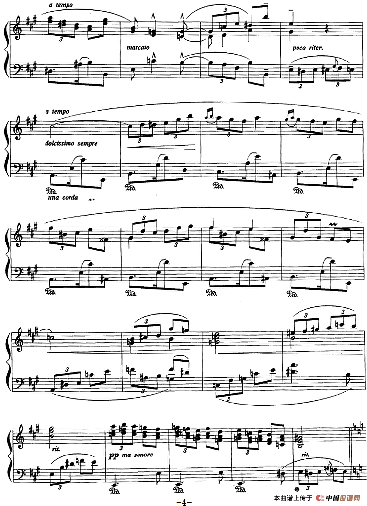现代钢琴曲：27、探戈舞曲（Op.164，No.2）