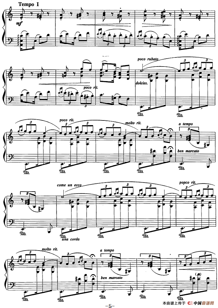 现代钢琴曲：27、探戈舞曲（Op.164，No.2）