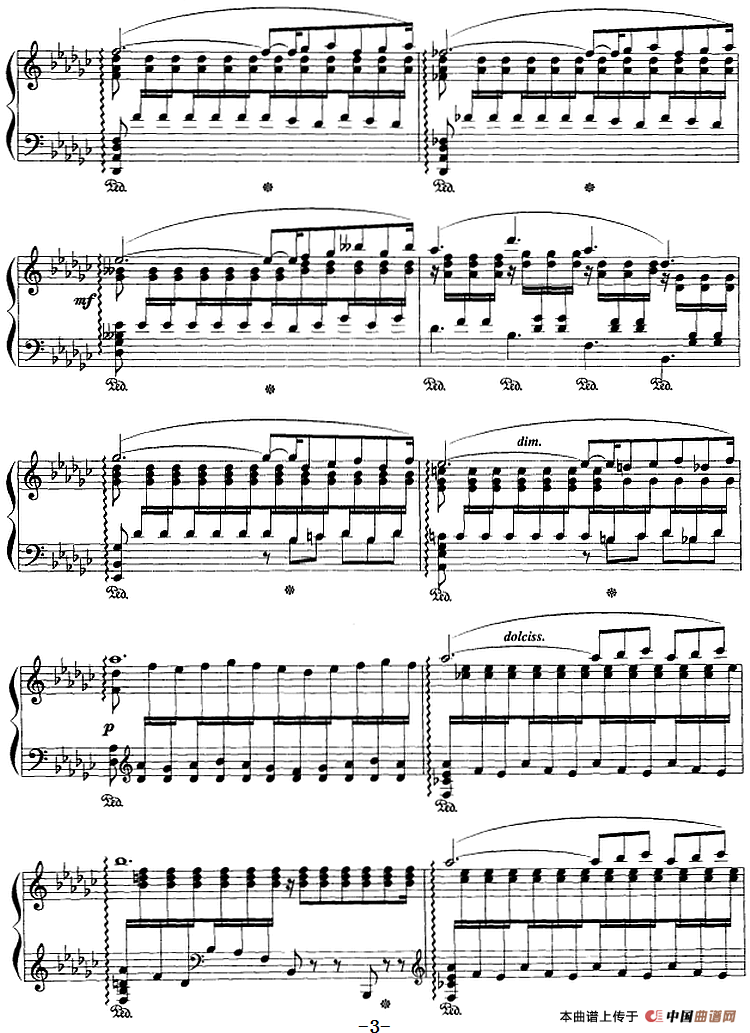 现代钢琴曲：21、夜曲