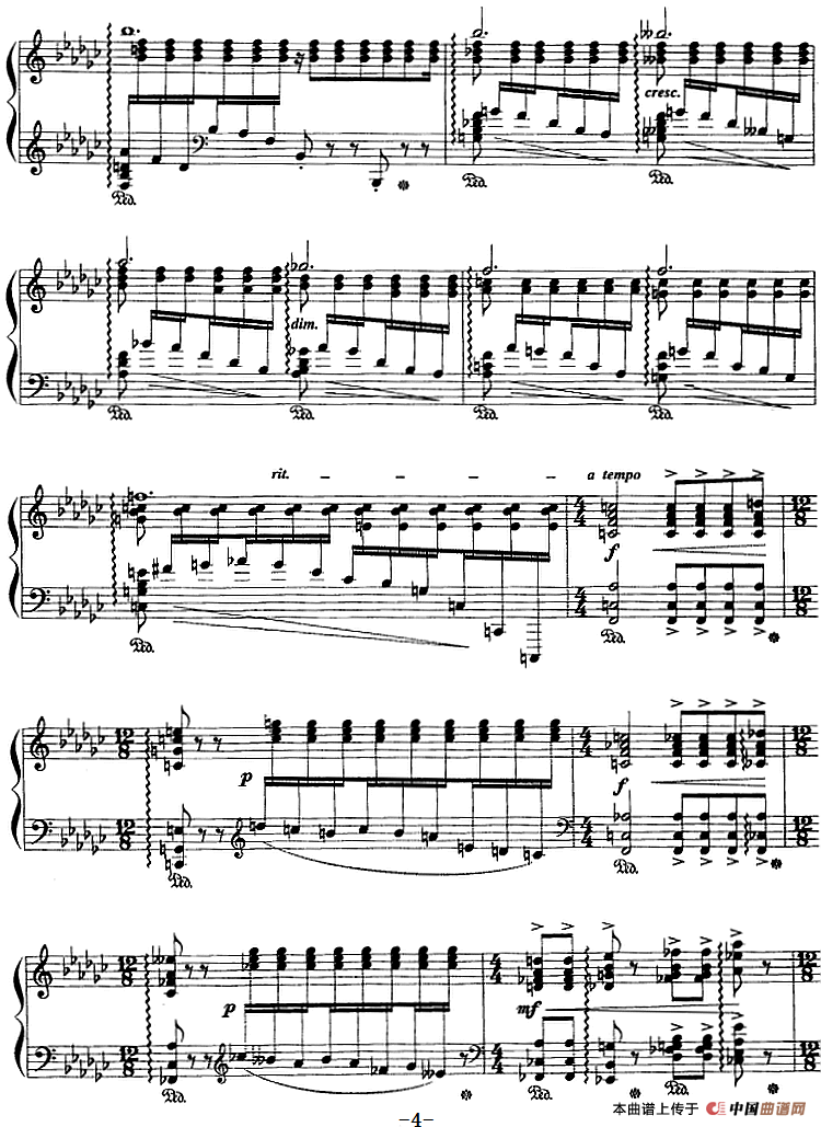 现代钢琴曲：21、夜曲