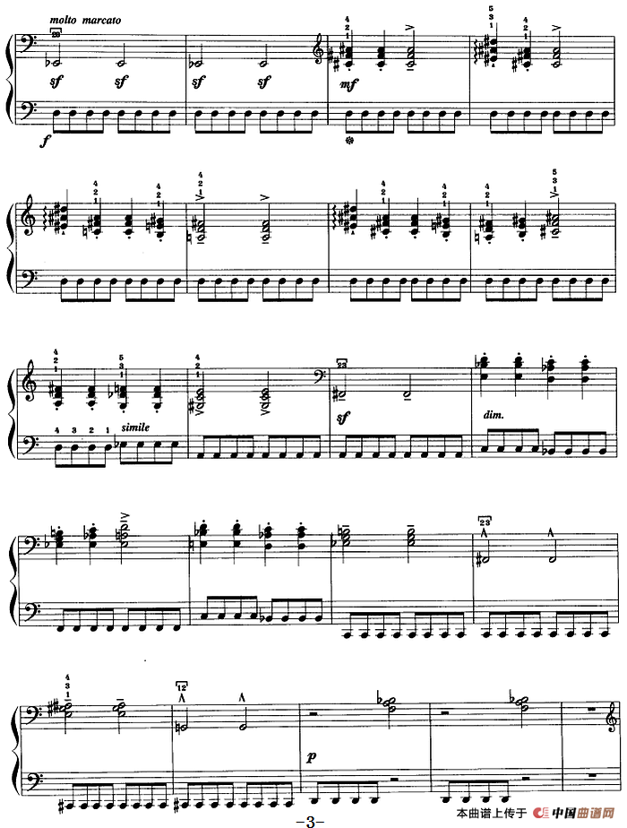 现代钢琴曲：19、熊之舞