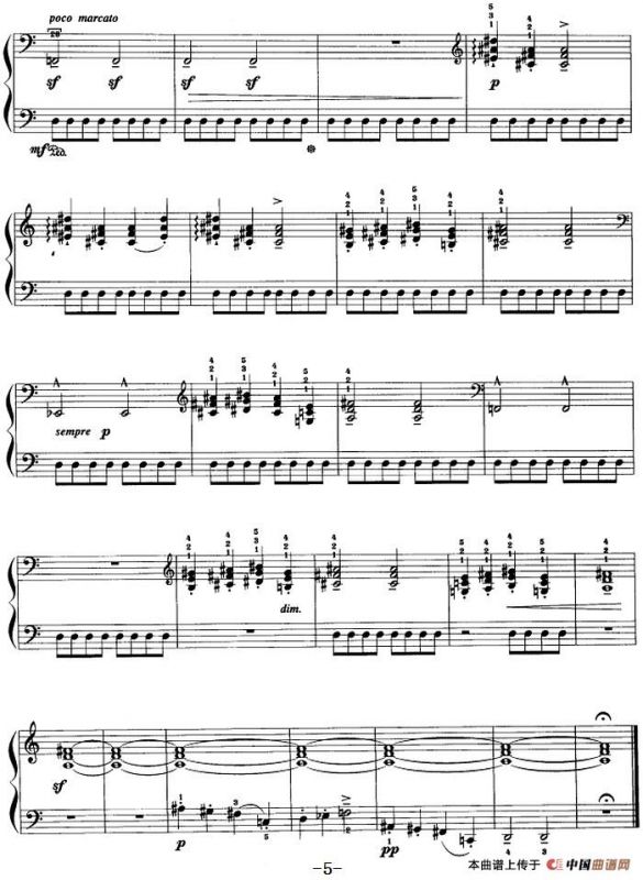 现代钢琴曲：19、熊之舞