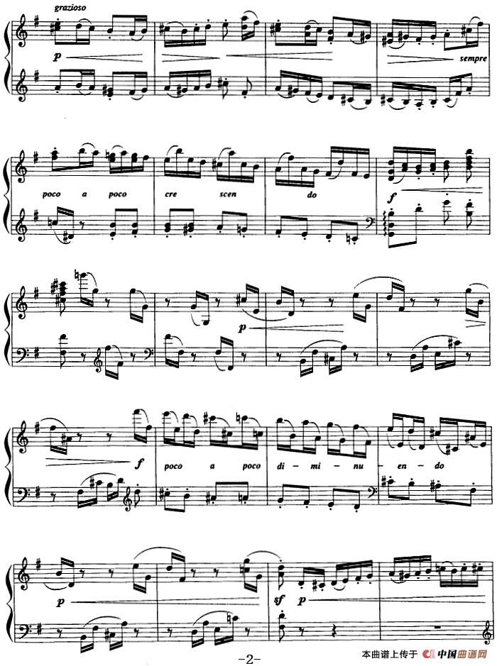 现代钢琴曲：15、幽默曲（Op.79a，No.2）