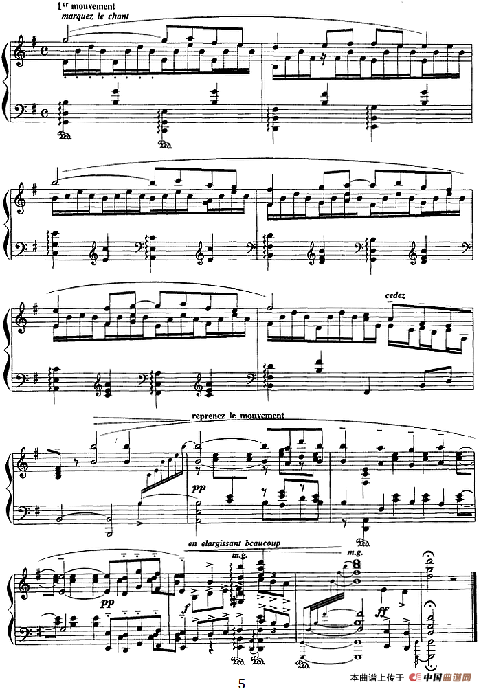 现代钢琴曲：13、帕凡舞曲