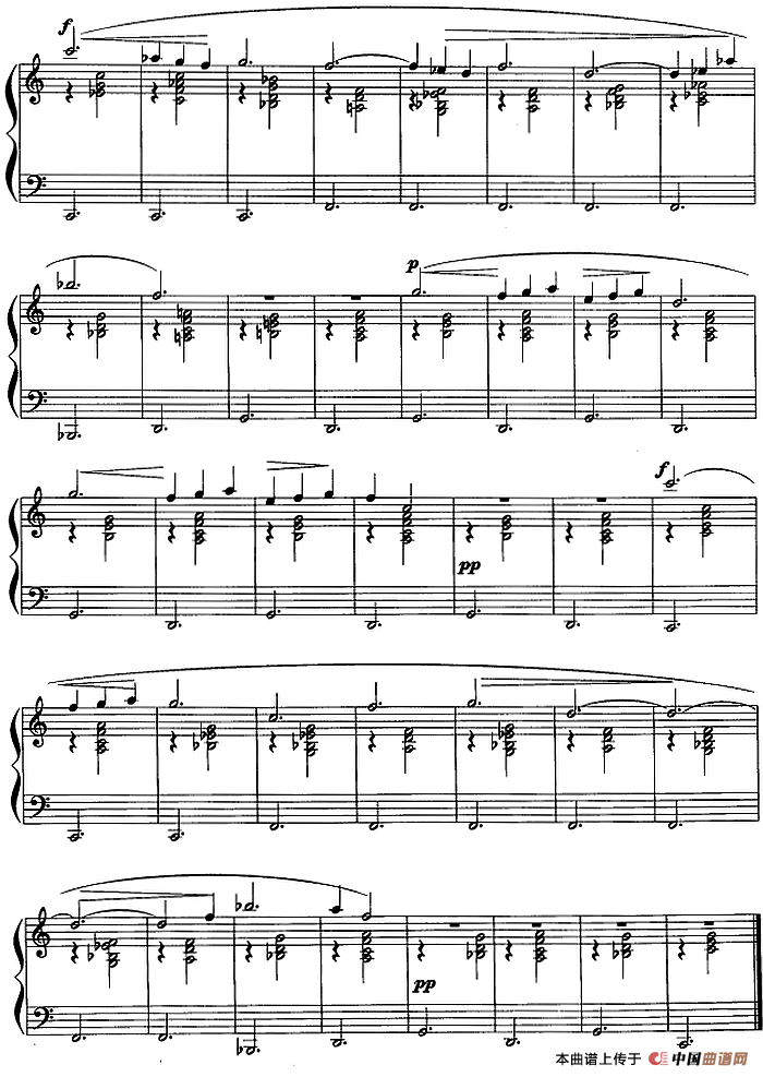 现代钢琴曲：11、裸体歌舞（一种希腊宗教舞蹈）