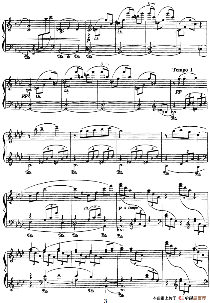 现代钢琴曲：10、浪漫圆舞曲