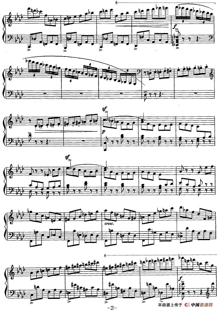 现代钢琴曲：7、即兴曲（Op.31，No.27）