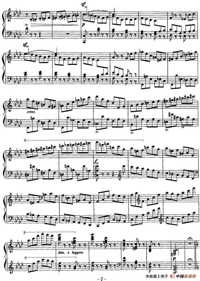 现代钢琴曲：7、即兴曲（Op.31，No.27）