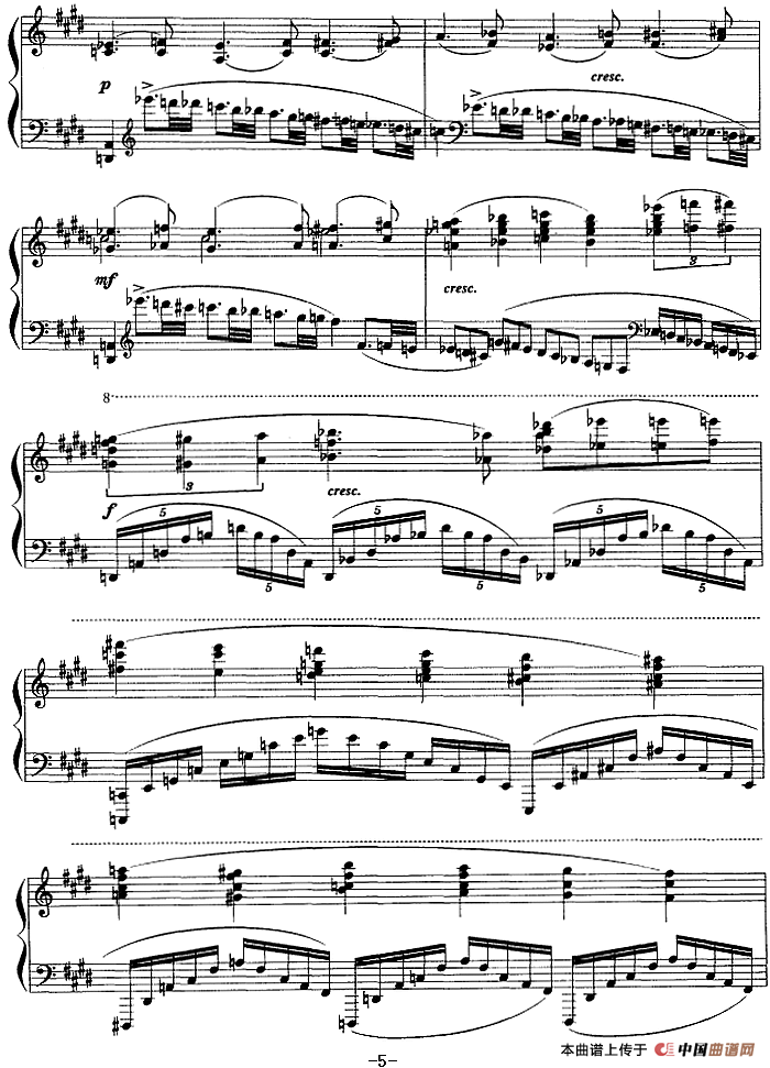 现代钢琴曲：3、白孔雀