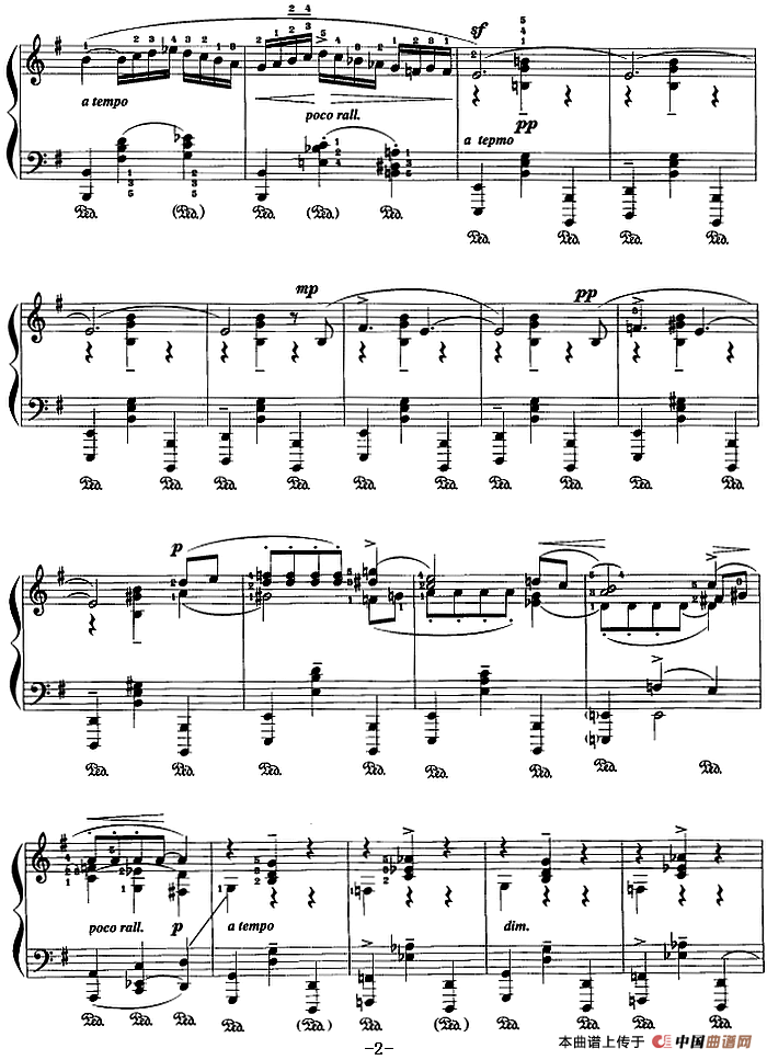 现代钢琴曲：1、夜曲风格的探戈