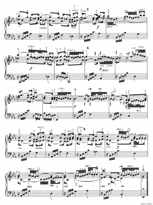 三部创意曲 No.5（人音2000.10首版）