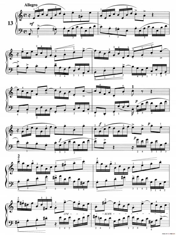 二部创意曲 No.13（人音2000.10首版）