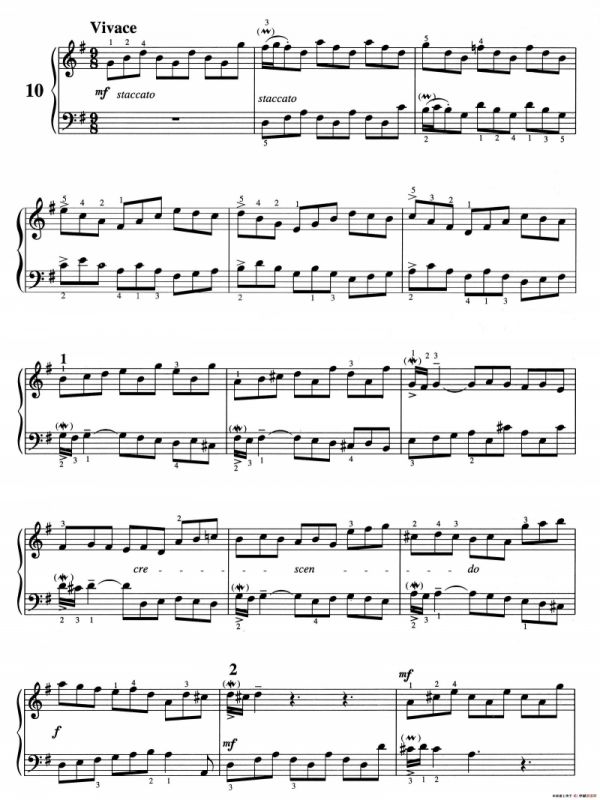 二部创意曲 No.10（人音2000.10首版）