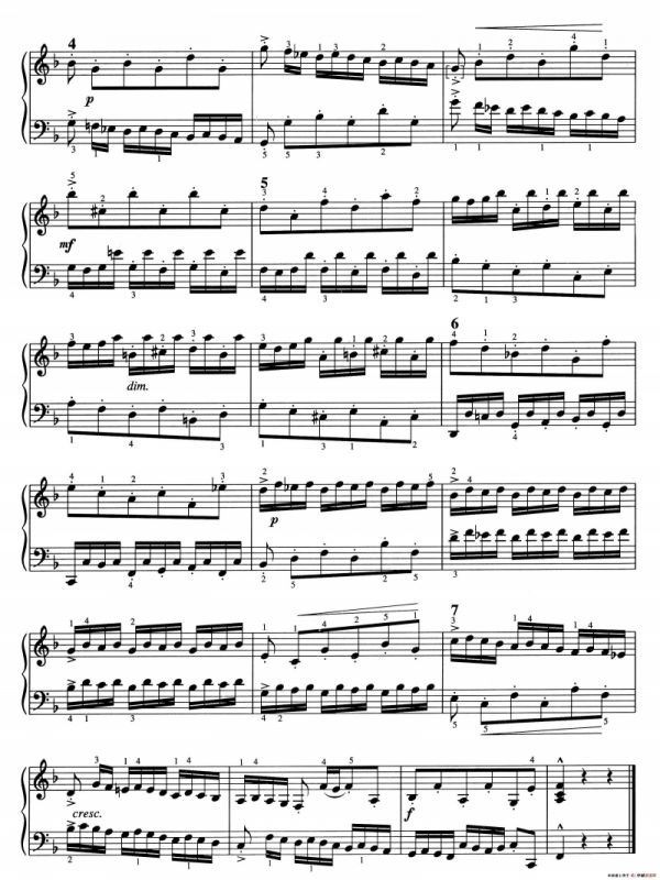 二部创意曲 No.8（人音2000.10首版）