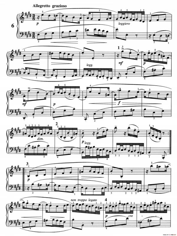 二部创意曲 No.6（人音2000.10首版）