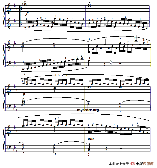 车尔尼（Czerny）849第18首曲谱及练习指导