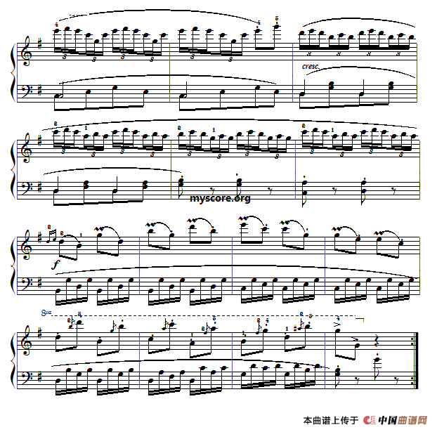 车尔尼（Czerny）849第17首曲谱及练习指导