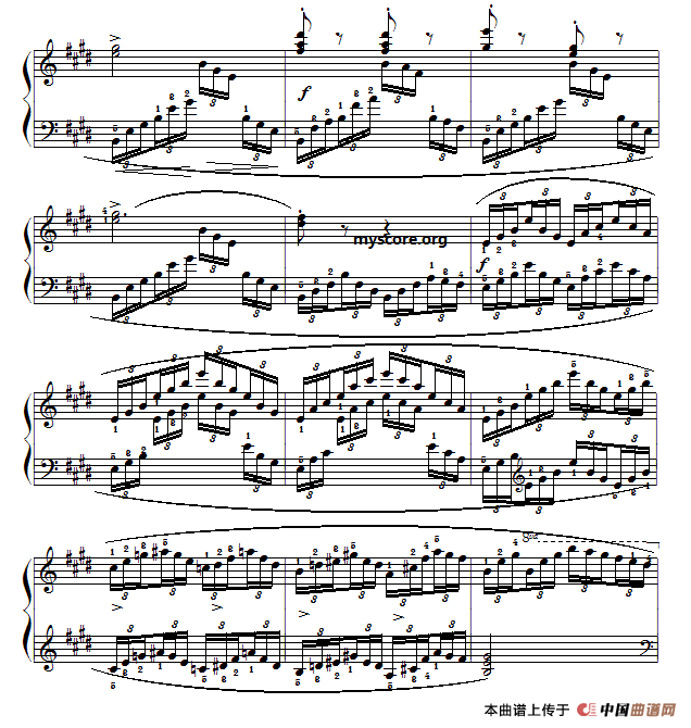 车尔尼（Czerny）849第15首曲谱及练习指导