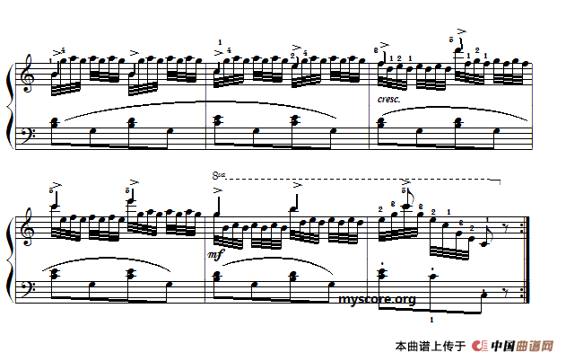 车尔尼599第98首曲谱及练习指导