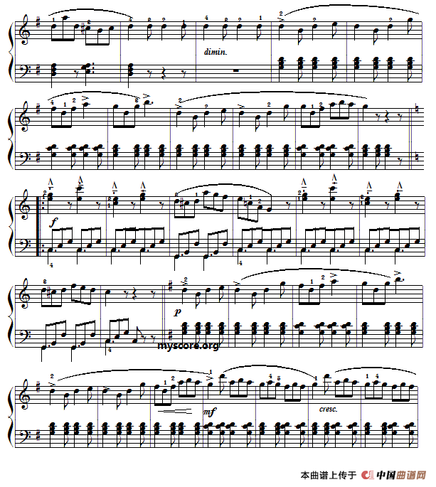 古典钢琴小曲：乡间的嬉戏