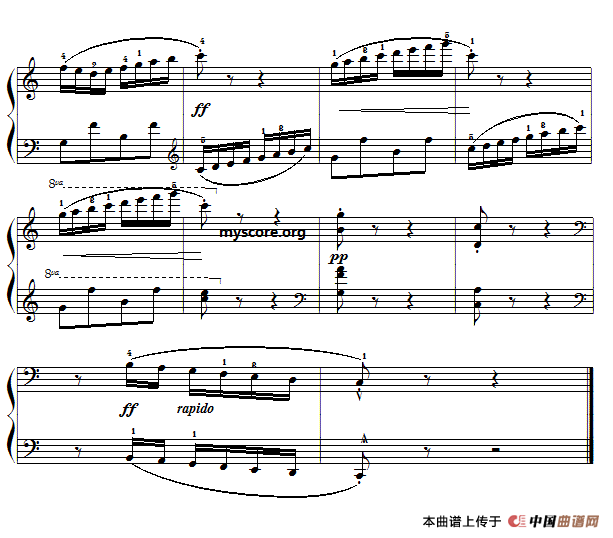 古典钢琴小曲：滑冰的人们