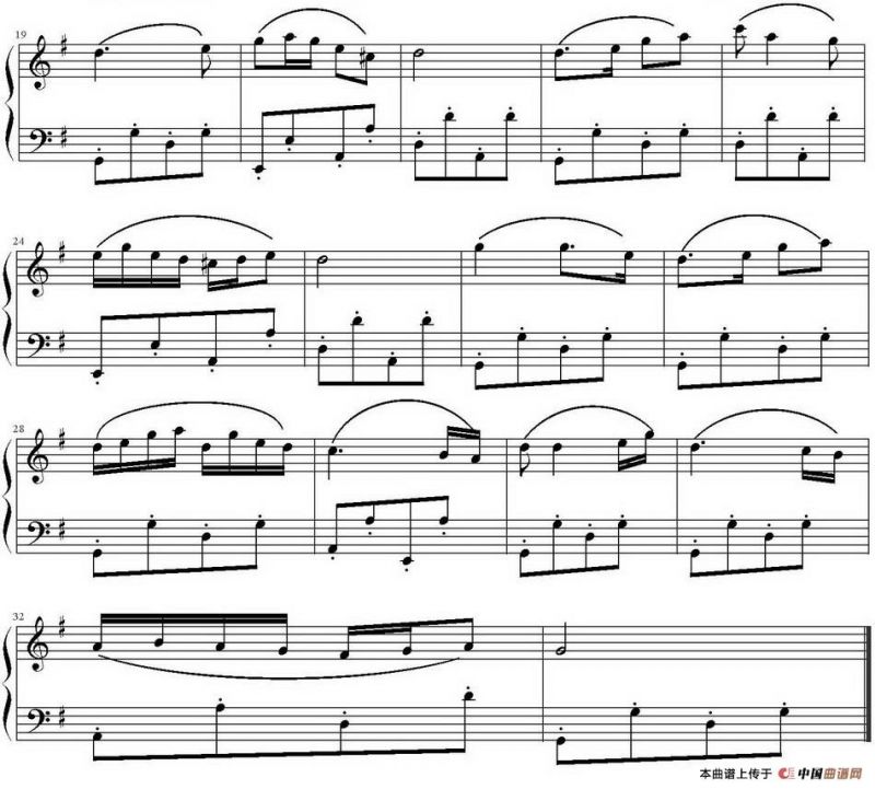 喜洋洋（弹琴吧制谱版）