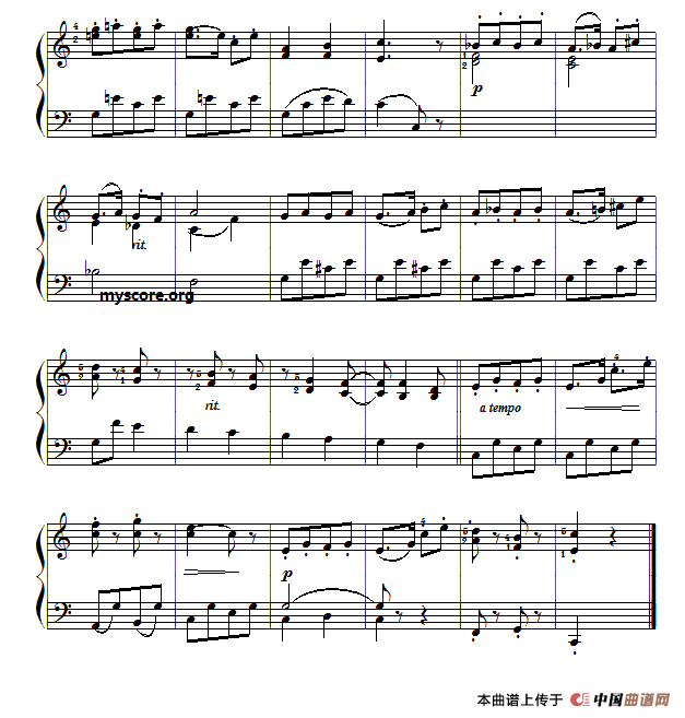 儿童钢琴小曲：幸福的时刻